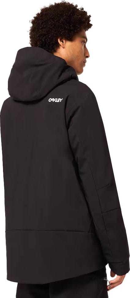 Oakley Men's Tnp Tbt Insulated Jacket Black/white Logo Oakley