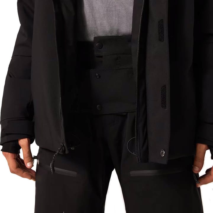 Oakley Men's Tnp Tbt Insulated Jacket Black/white Logo Oakley