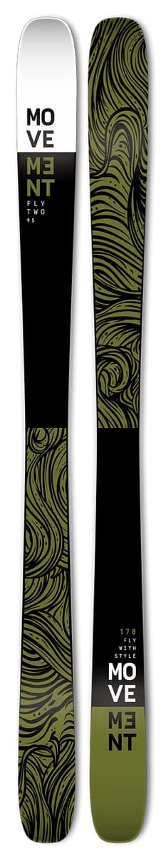 Movement Fly Two 95 Ski Black Movement Skis