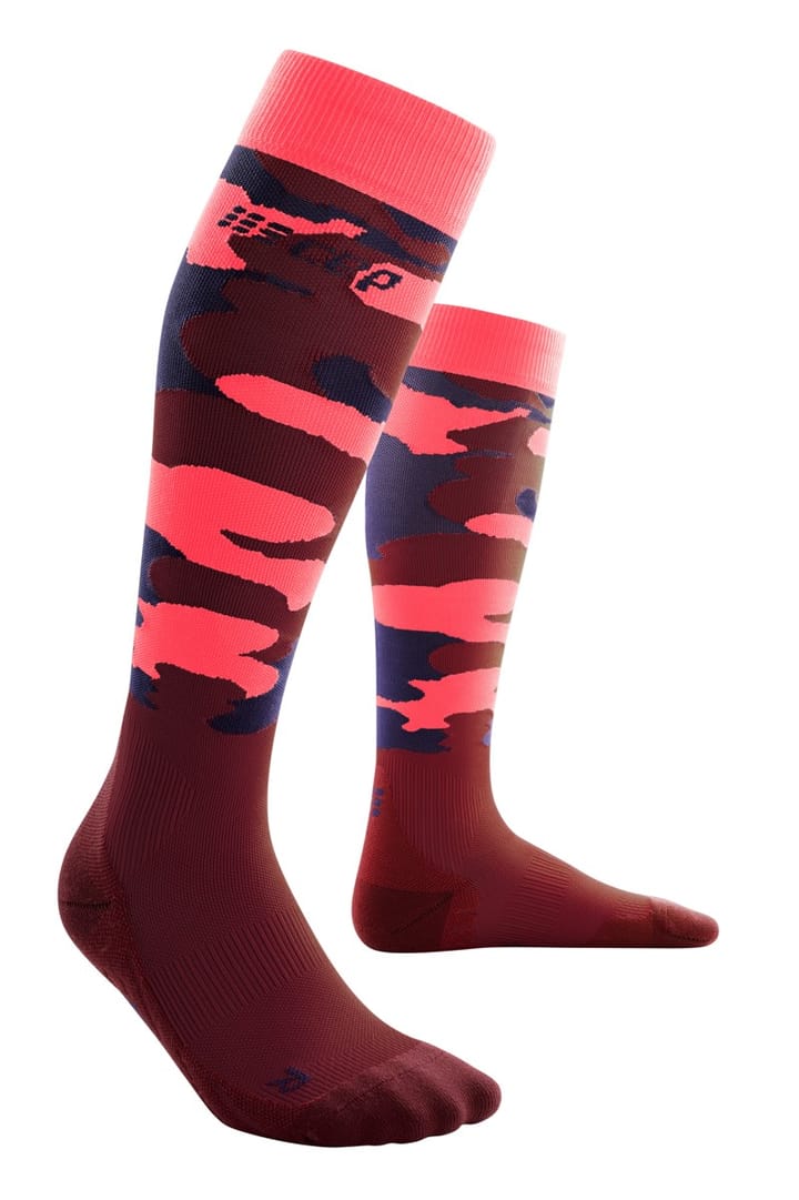 Cep Camocloud Socks, Tall, Women Pink/Peacoat CEP