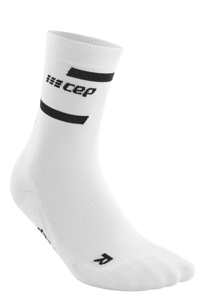 Cep The Run Socks, Mid Cut, V4, Men White CEP