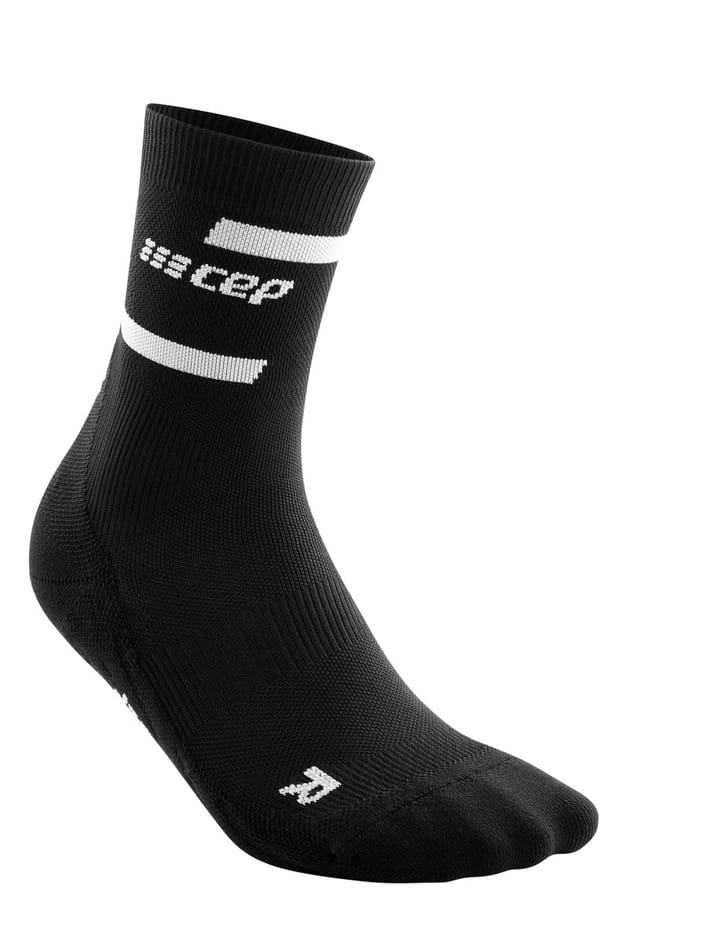 CEP Women's The Run Socks, Mid Cut Black CEP