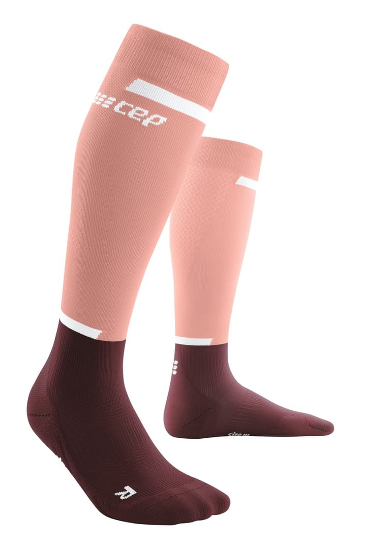 CEP The Run Socks, Tall, V4, Women Rose/Dark Red CEP CEP The Run Socks, Tall, V4, Women Rose/Dark Red CEP