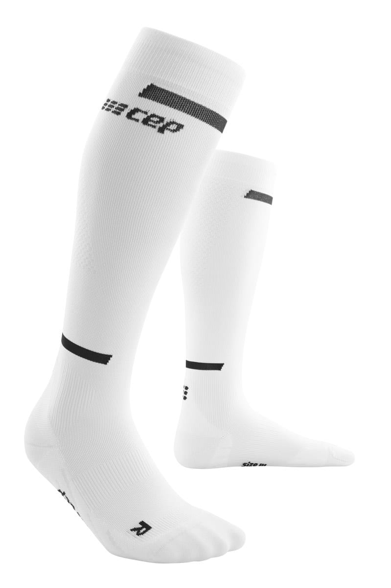 Cep The Run Socks, Tall, V4, Women White