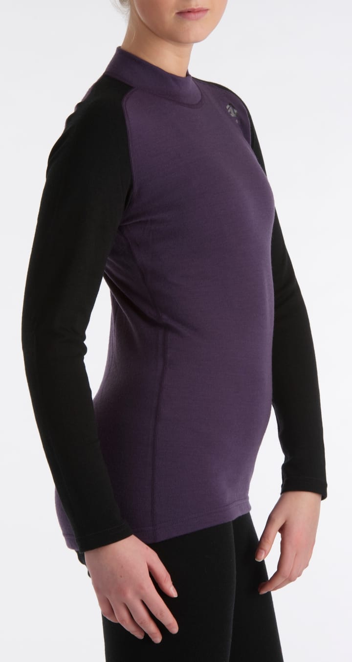 Aclima Women's WarmWool Crewneck Jet Black Aclima Aclima Women's WarmWool Crewneck Jet Black Aclima