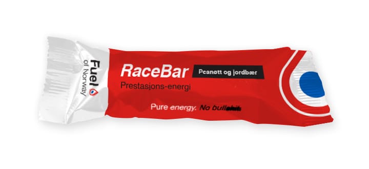 Fuel Of Norway Racebar Peanøtt Og Jordbær Red 40g Fuel of Norway