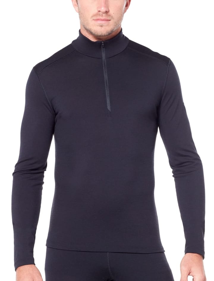 Icebreaker Mens 200 Oasis LS Half Zip Midnight Navy Icebreaker