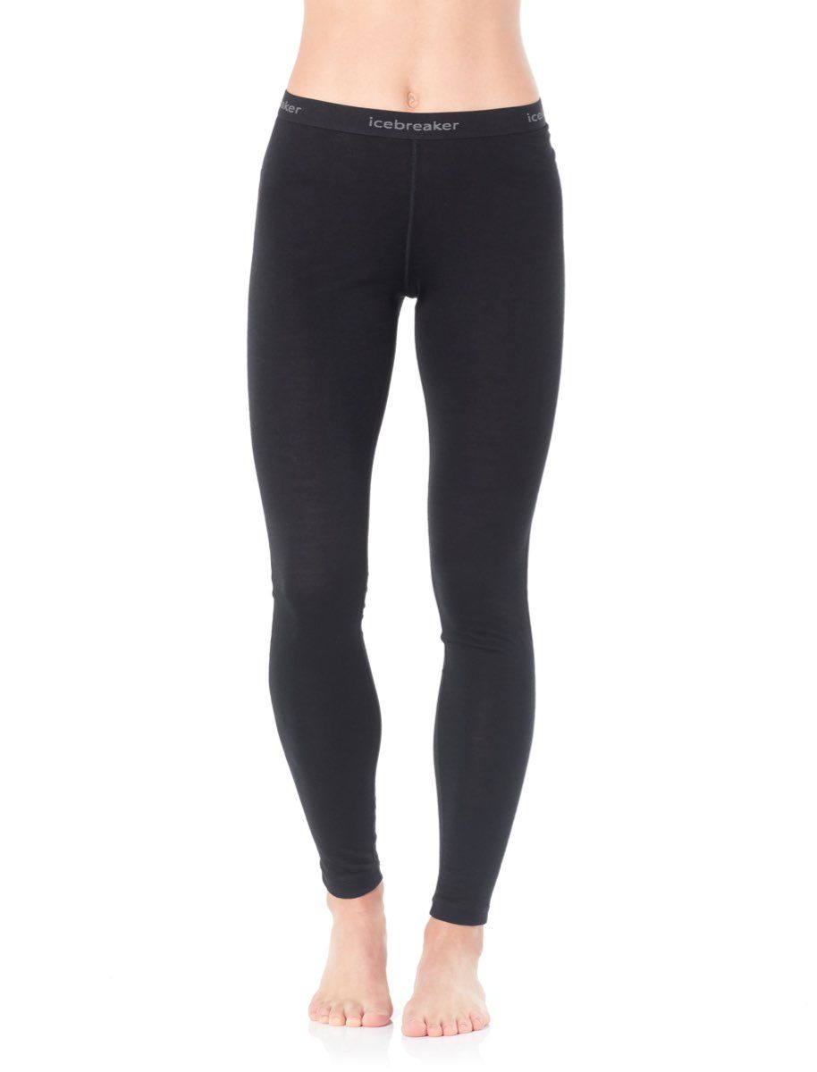 Icebreaker Womens 200 Oasis Leggings Black