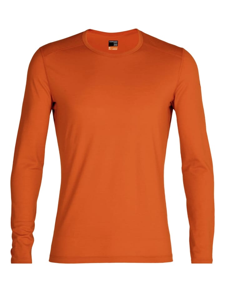 Icebreaker Men's 200 Oasis Long Sleeve Crewe Spice Icebreaker