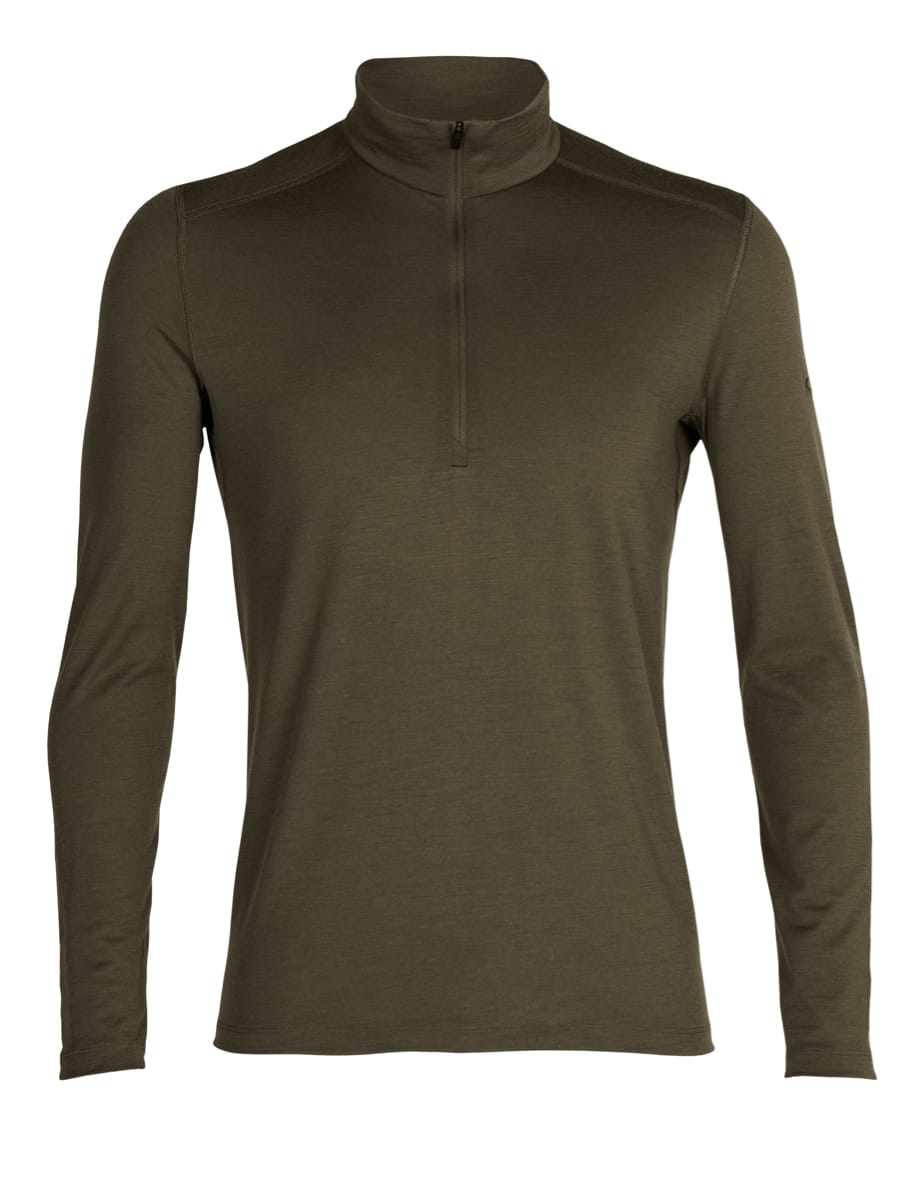 Icebreaker M 200 Oasis LS Half Zip Loden