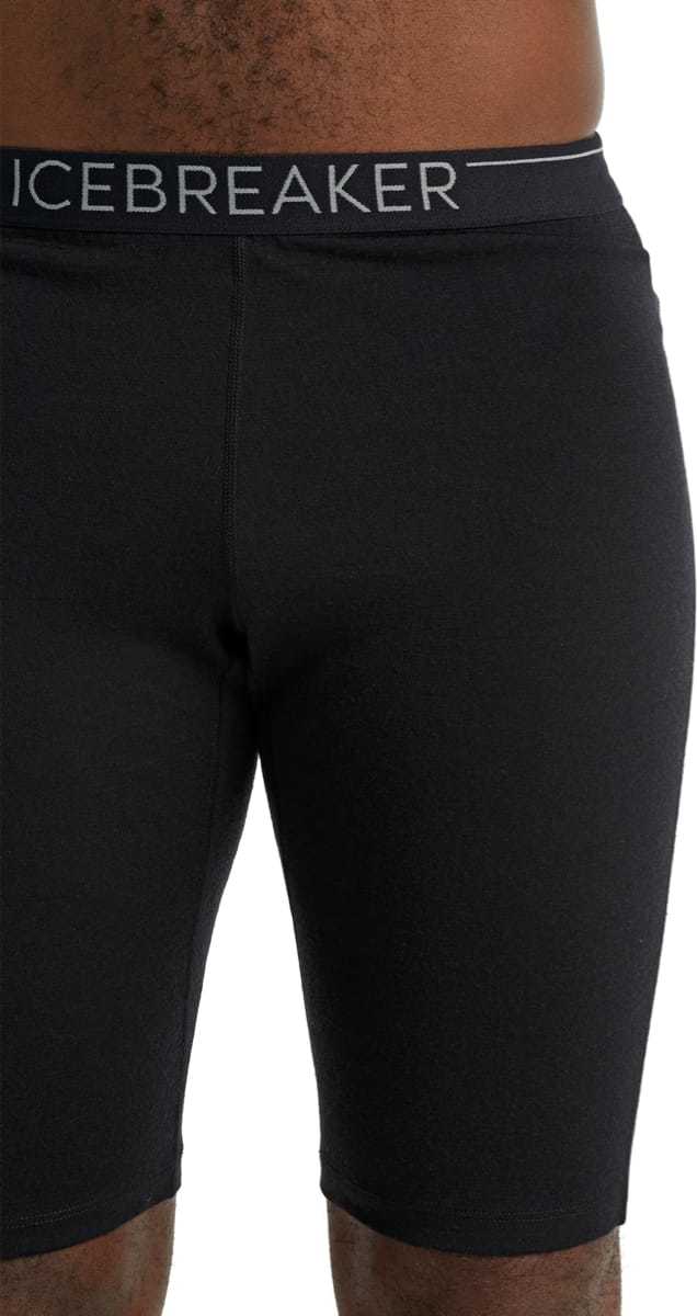 Icebreaker Men's Merino 200 Oasis Thermal Shorts Black Icebreaker