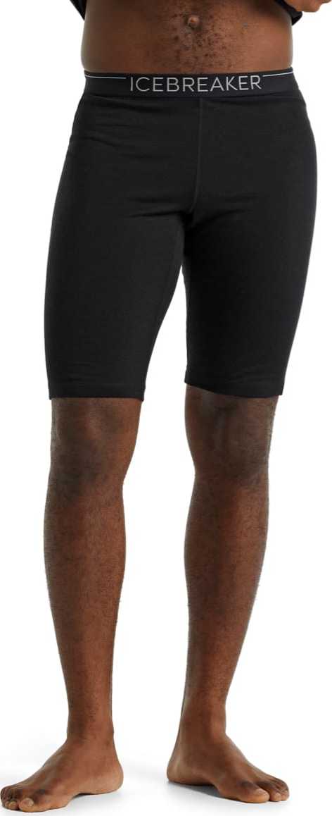 Icebreaker Men's Merino 200 Oasis Thermal Shorts Black Icebreaker