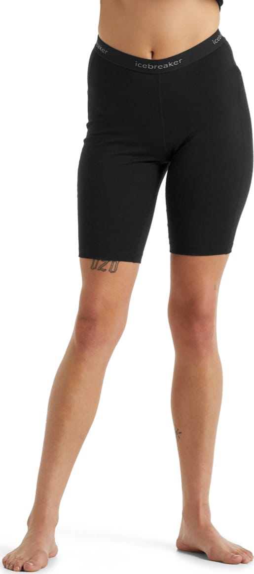 Icebreaker Women's Merino 200 Oasis Thermal Shorts Black Icebreaker