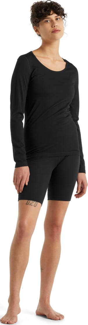 Icebreaker Women's Merino 200 Oasis Thermal Shorts Black Icebreaker