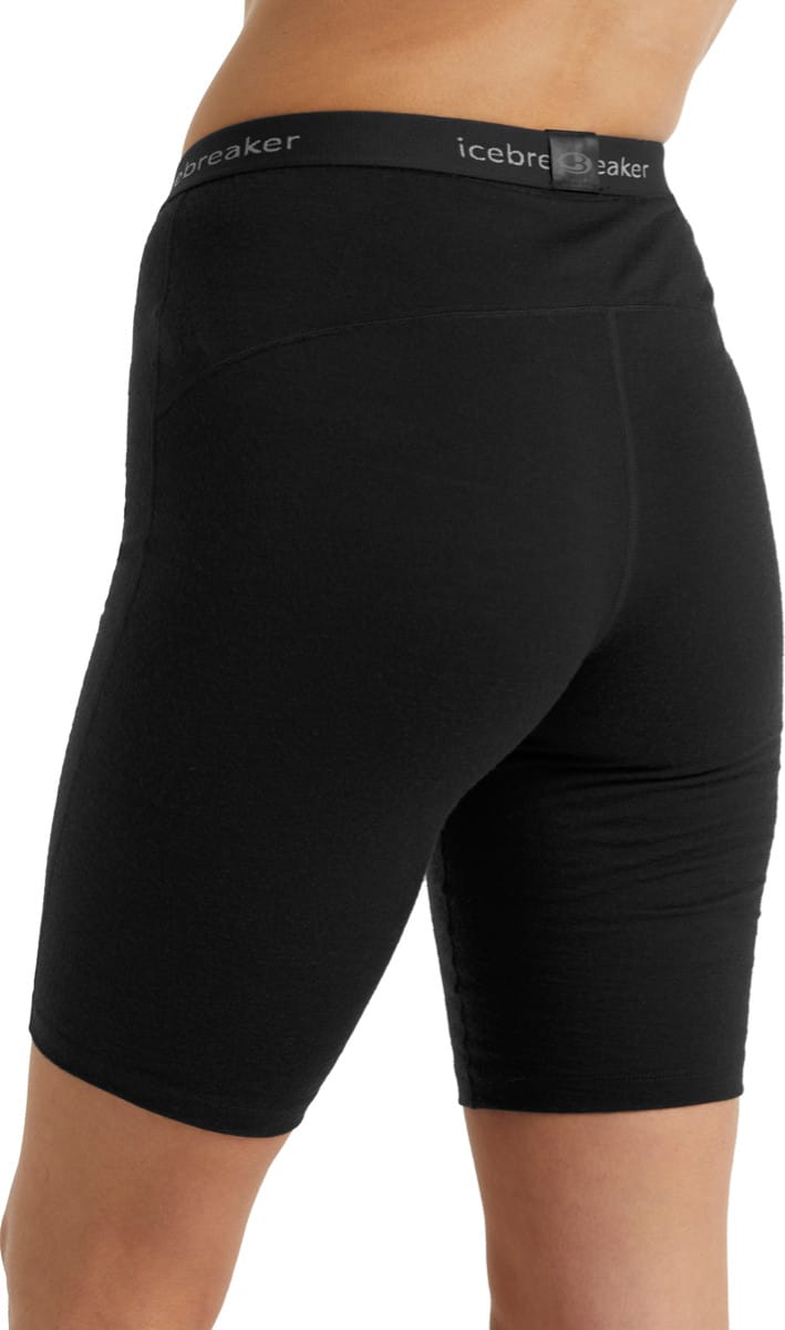Icebreaker Women's Merino 200 Oasis Thermal Shorts Black Icebreaker
