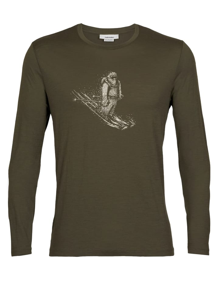 Icebreaker M Tech Lite Ii Ls Tee Skiing Yeti Loden Icebreaker Icebreaker M Tech Lite Ii Ls Tee Skiing Yeti Loden Icebreaker
