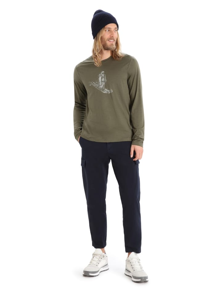 Icebreaker M Tech Lite Ii Ls Tee Skiing Yeti Loden Icebreaker Icebreaker M Tech Lite Ii Ls Tee Skiing Yeti Loden Icebreaker