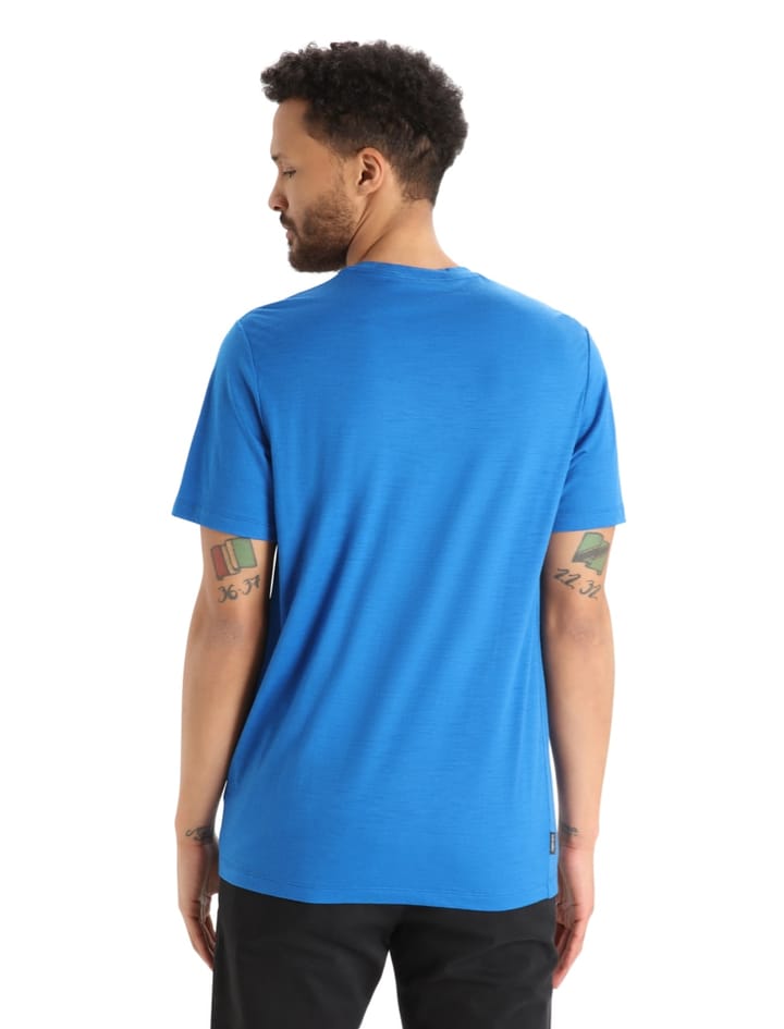 Icebreaker Men's Tech Lite II Short Sleeve Tee Skiing Yeti Lazurite Icebreaker Icebreaker Men's Tech Lite II Short Sleeve Tee Skiing Yeti Lazurite Icebreaker