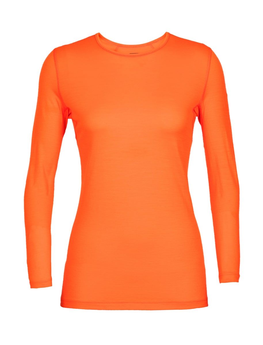 Icebreaker Women 200 Oasis LS Crewe Flash