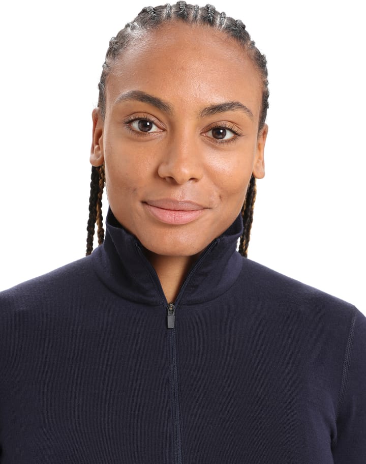 Icebreaker Women's 260 Tech Longsleeve Half Zip Midnight Navy Icebreaker