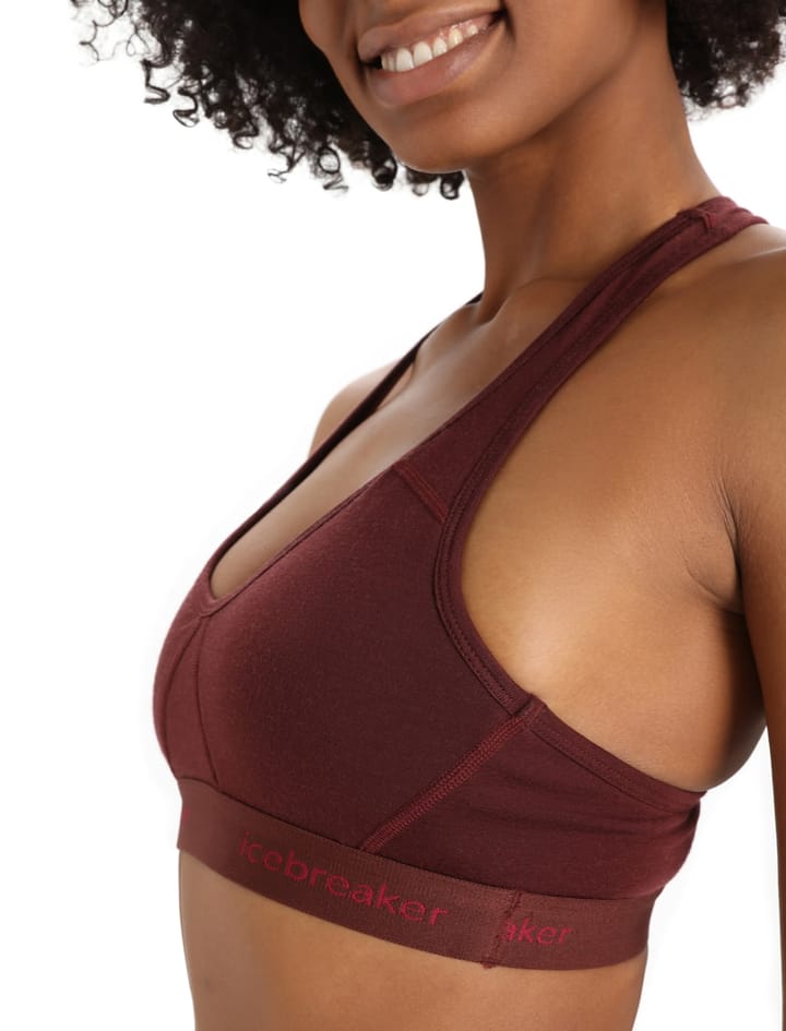 Icebreaker Women's Sprite Racerback Bra Espresso Icebreaker