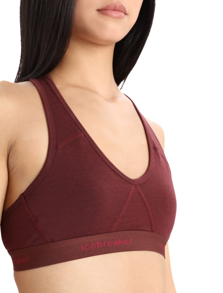 Icebreaker Women's Sprite Racerback Bra Espresso Icebreaker