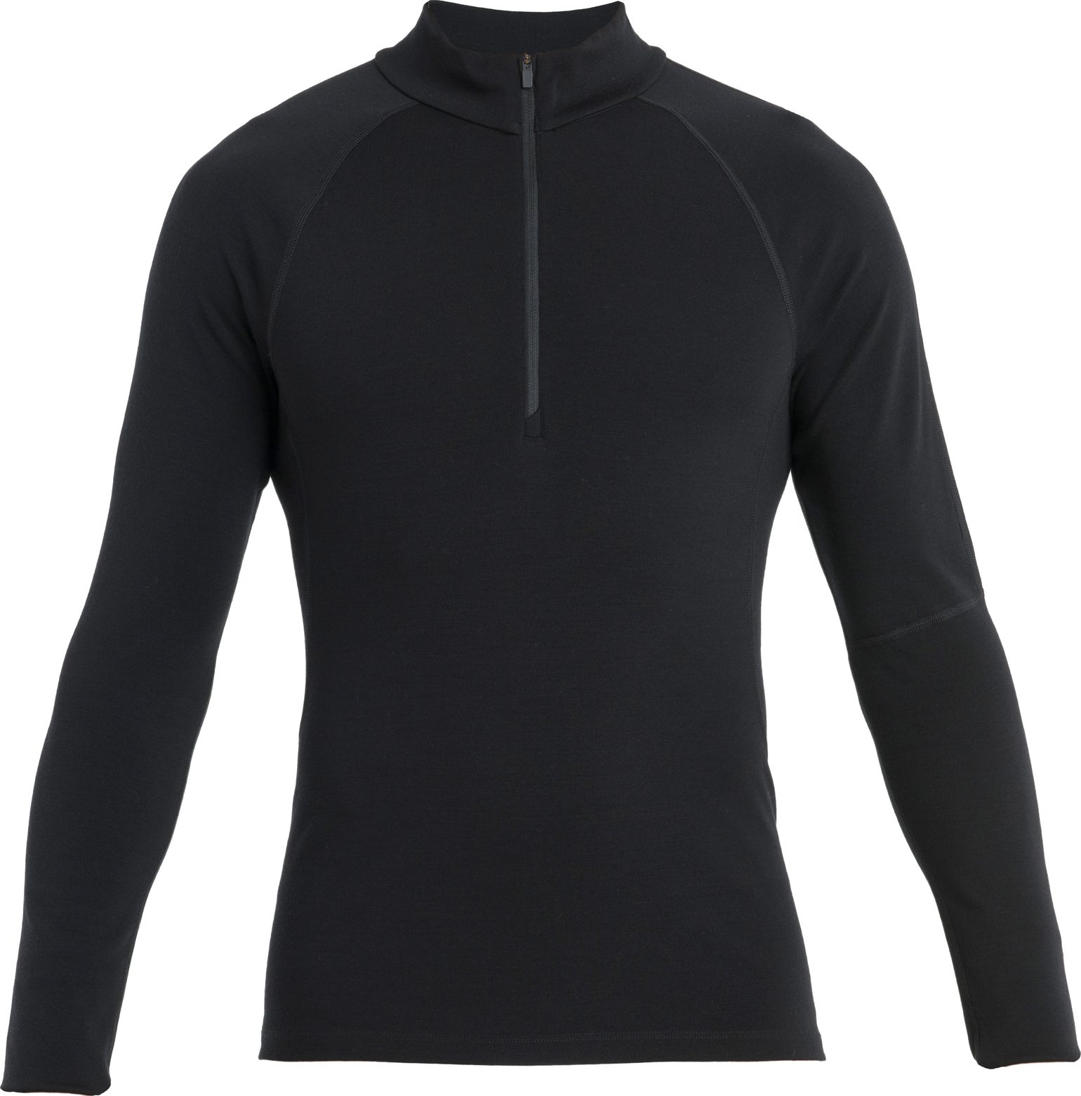Icebreaker Men's Merino 300 MerinoFine Polar Long Sleeve Half Zip Black