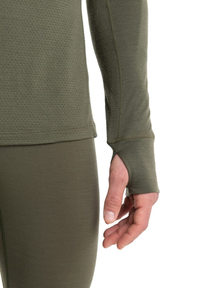 Icebreaker M Mer Zoneknit 200 Ls Half Zip Loden/Ether/Cb Icebreaker Icebreaker M Mer Zoneknit 200 Ls Half Zip Loden/Ether/Cb Icebreaker