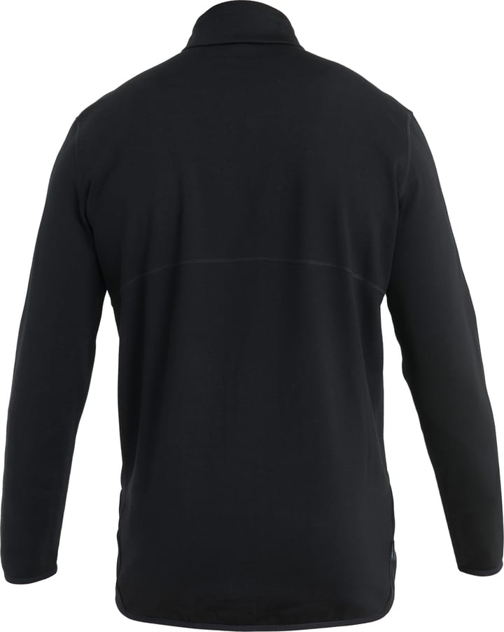 Icebreaker Men's Merino 560 Realfleece Elemental II Long Sleeve Zip Black Icebreaker