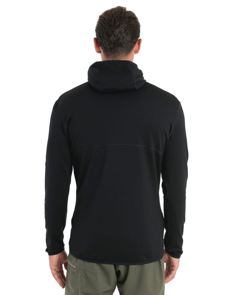 Icebreaker Men's Mer 560 Realfleece Elemtal II Long Sleeve Zip H Black Icebreaker Icebreaker Men's Mer 560 Realfleece Elemtal II Long Sleeve Zip H Black Icebreaker