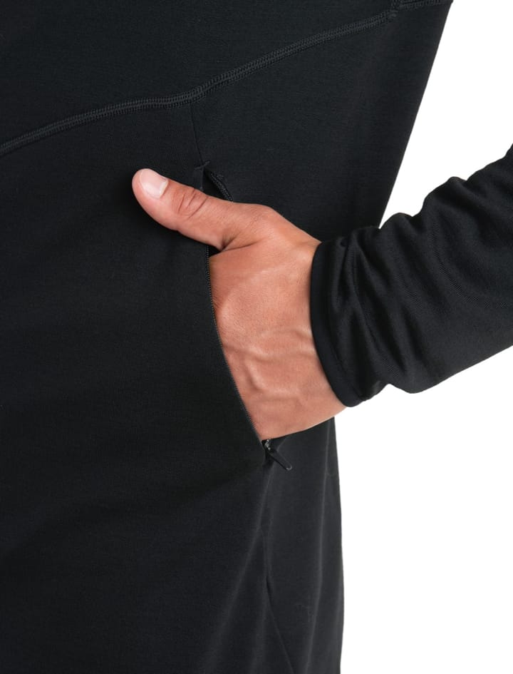 Icebreaker Men's Mer 560 Realfleece Elemtal II Long Sleeve Zip H Black Icebreaker Icebreaker Men's Mer 560 Realfleece Elemtal II Long Sleeve Zip H Black Icebreaker
