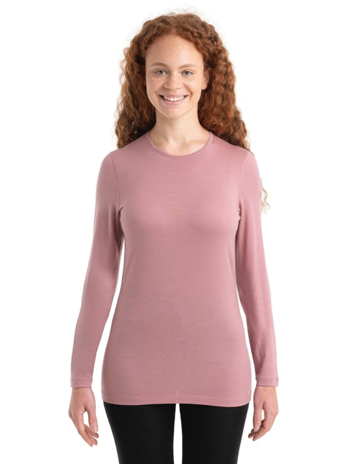 Icebreaker Women's 200 Oasis Long Sleeve Crewe Crystal Icebreaker Icebreaker Women's 200 Oasis Long Sleeve Crewe Crystal Icebreaker