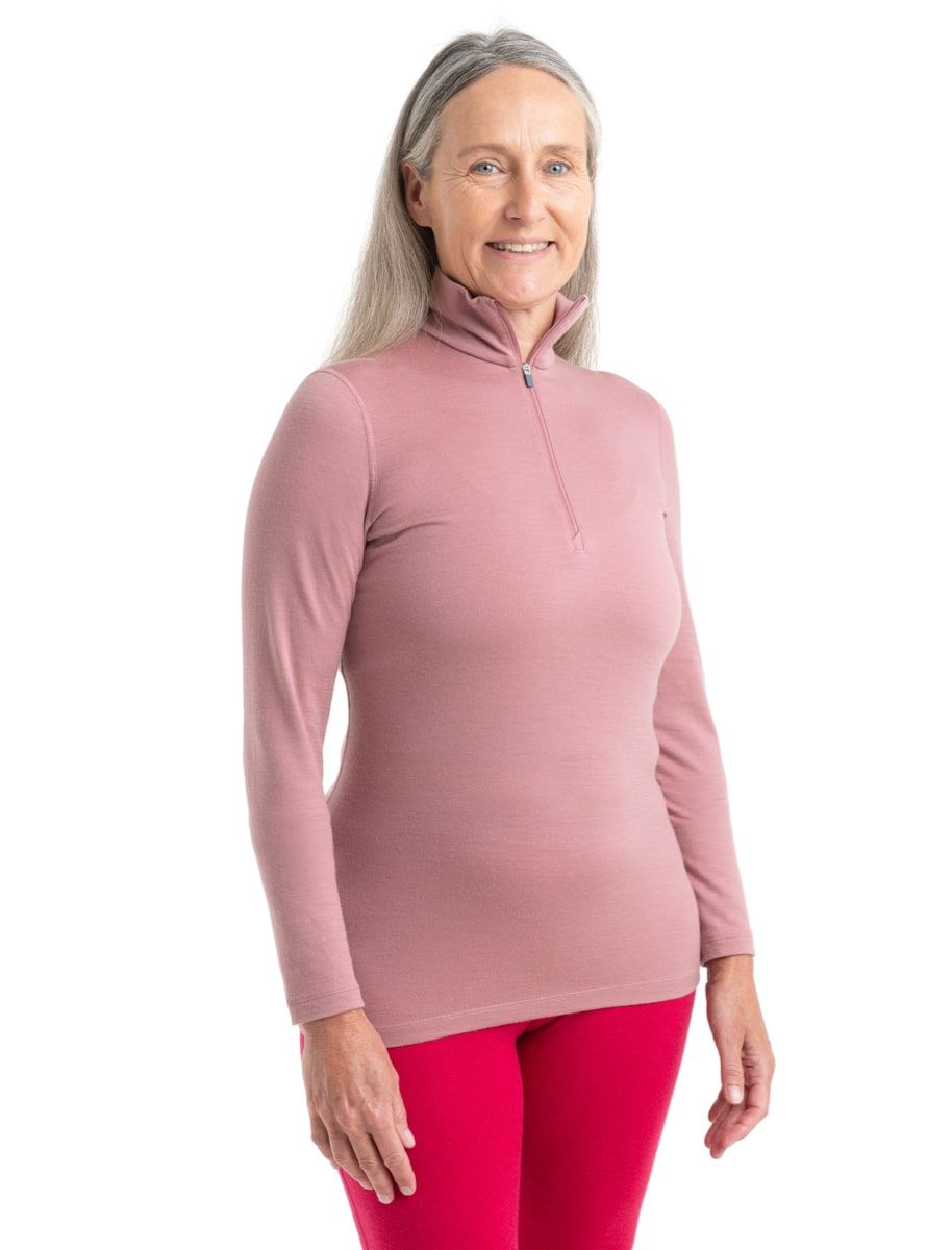 Icebreaker W 200 Oasis Ls Half Zip Crystal