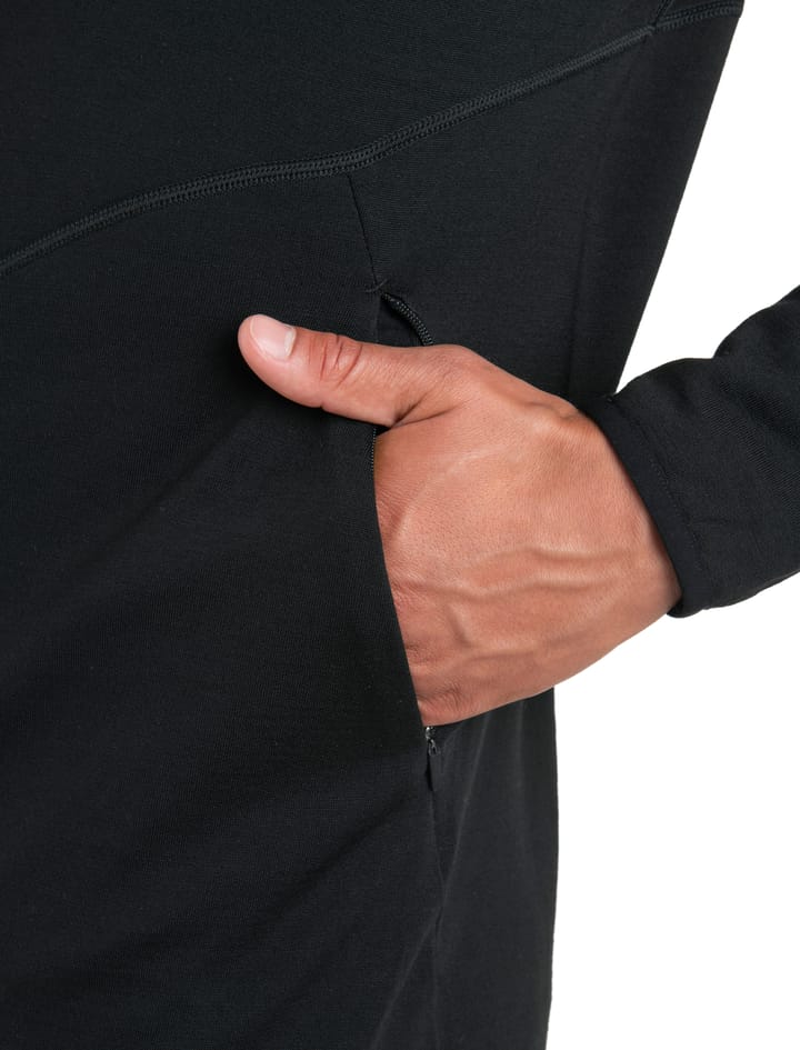 Icebreaker Men's Merino 560 Realfleece Elemental II Long Sleeve Zip Black Icebreaker
