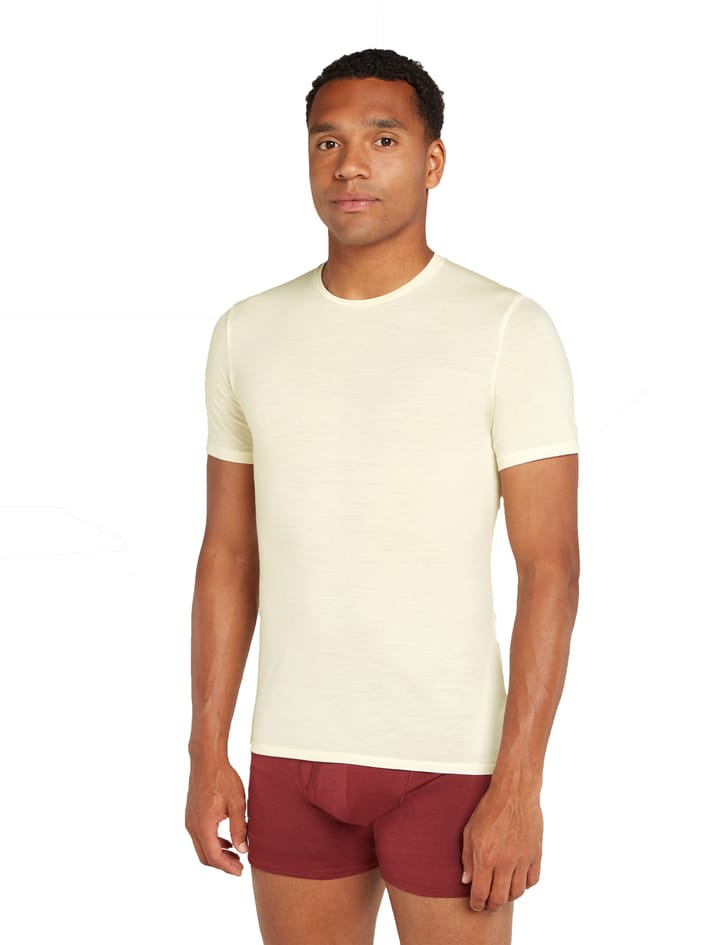 Icebreaker Men's Anatomica Shortsleeve Crewe Undyed Icebreaker