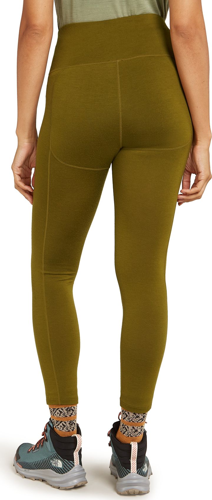 Icebreaker Women's Merino 260 Fastray II 25" High Rise Tights Algae Icebreaker Icebreaker Women's Merino 260 Fastray II 25" High Rise Tights Algae Icebreaker