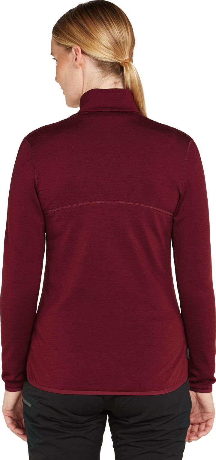 Icebreaker Women's Merino 560 Realfleece Elemental II Long Sleeve Zip Port Icebreaker