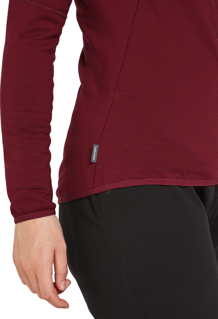 Icebreaker Women's Merino 560 Realfleece Elemental II Long Sleeve Zip Port Icebreaker