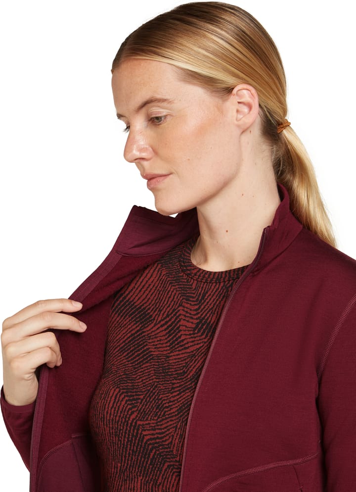 Icebreaker Women's Merino 560 Realfleece Elemental II Long Sleeve Zip Port Icebreaker