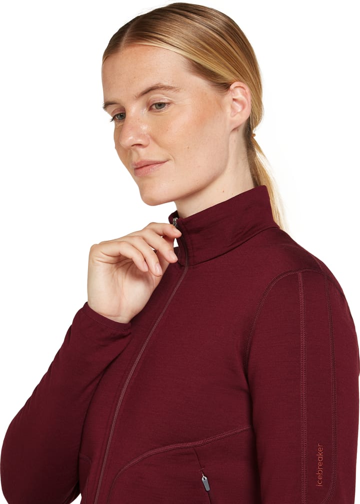 Icebreaker Women's Merino 560 Realfleece Elemental II Long Sleeve Zip Port Icebreaker