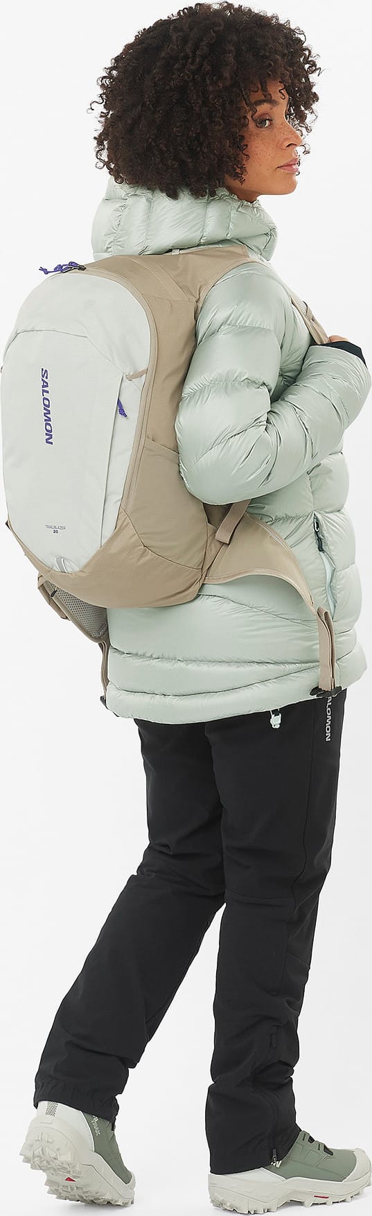 Salomon Women's Crosstrak Waterproof Agave Green/Black/Canary Green Salomon