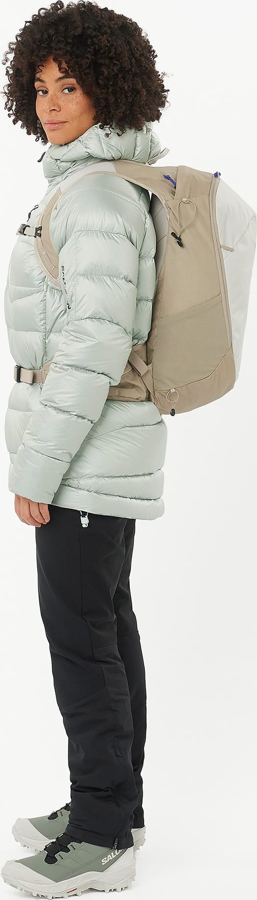 Salomon Women's Crosstrak Waterproof Agave Green/Black/Canary Green Salomon