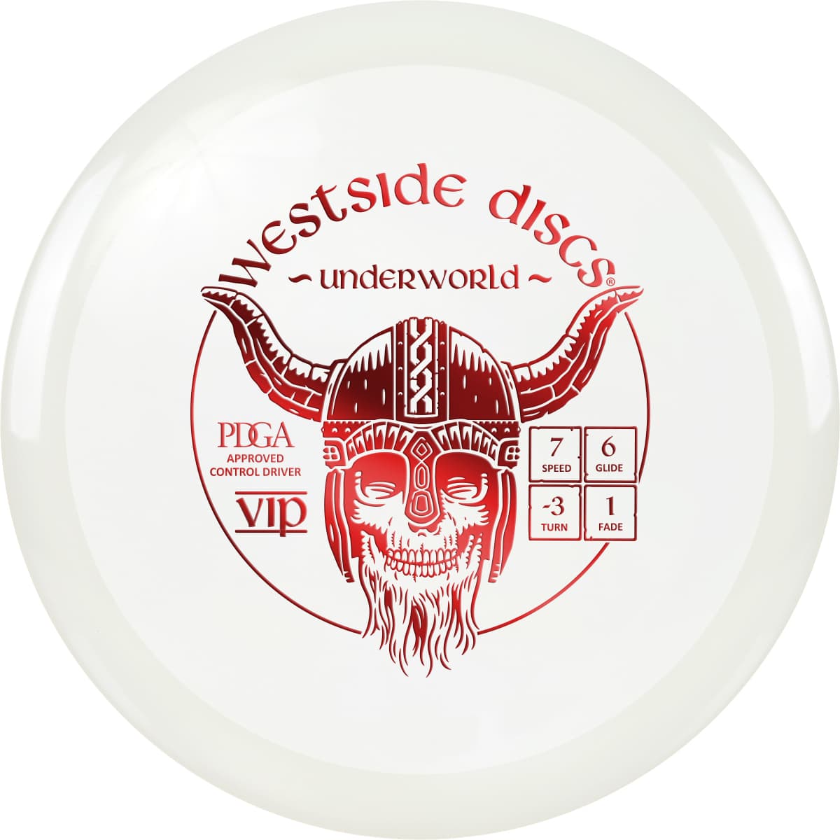 Westside Discs Vip Driver Underworld, 173g+ White