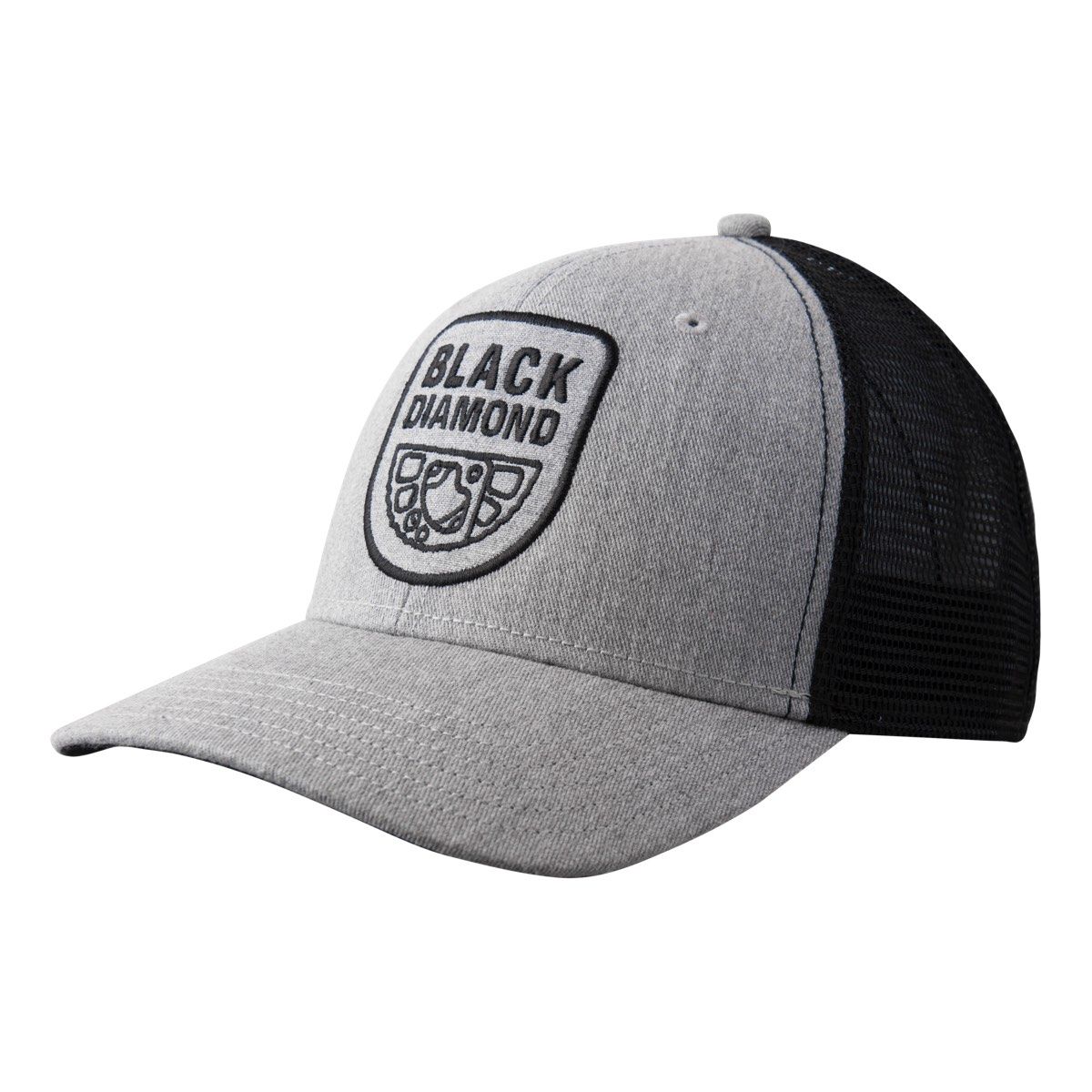 Black Diamond Bd Trucker Hat Heathered Aluminum-Black