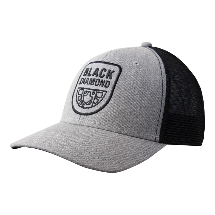 Black Diamond Bd Trucker Hat Heathered Aluminum-Black Black Diamond