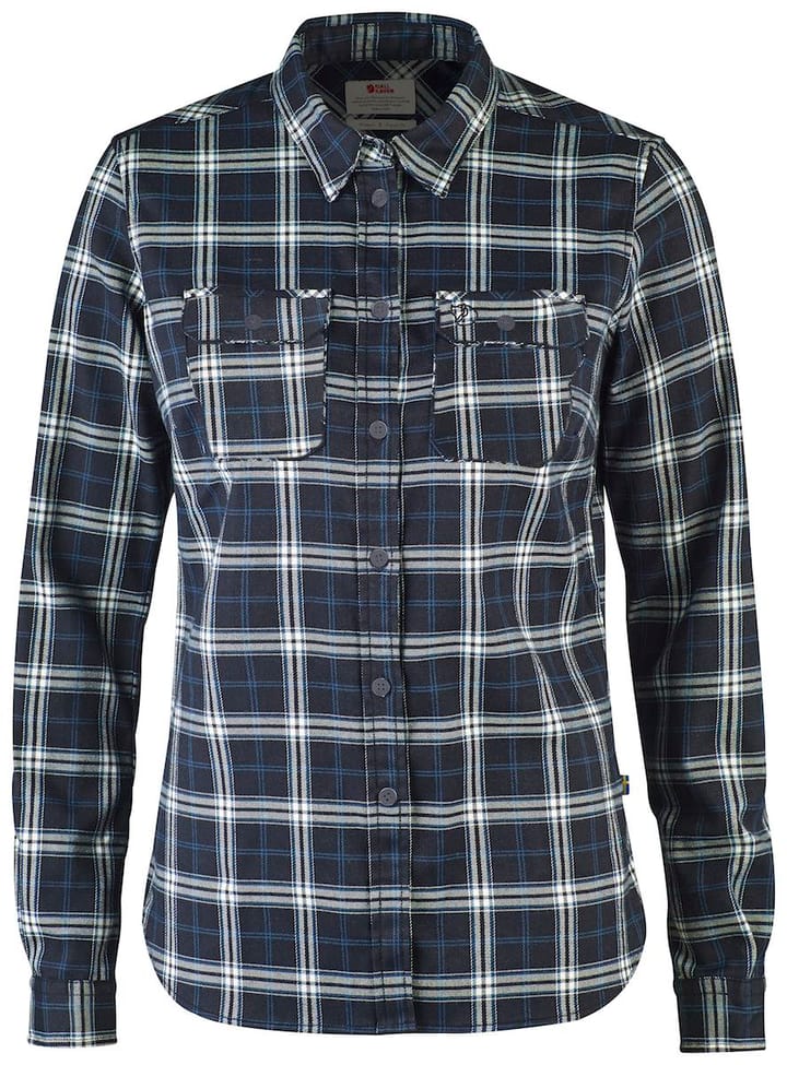 Fjällräven Women's Fjällglim Stretch Shirt LS Dark Navy Fjällräven