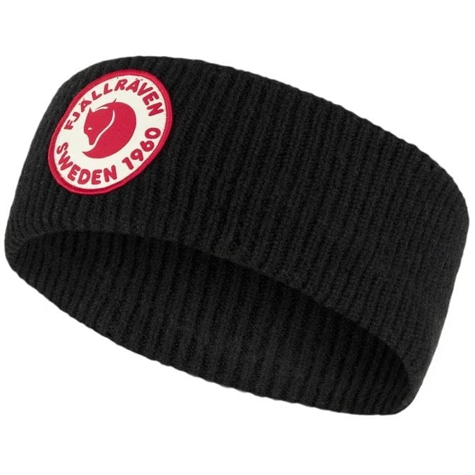 Fjällräven 1960 Logo Headband Black Fjällräven Fjällräven 1960 Logo Headband Black Fjällräven