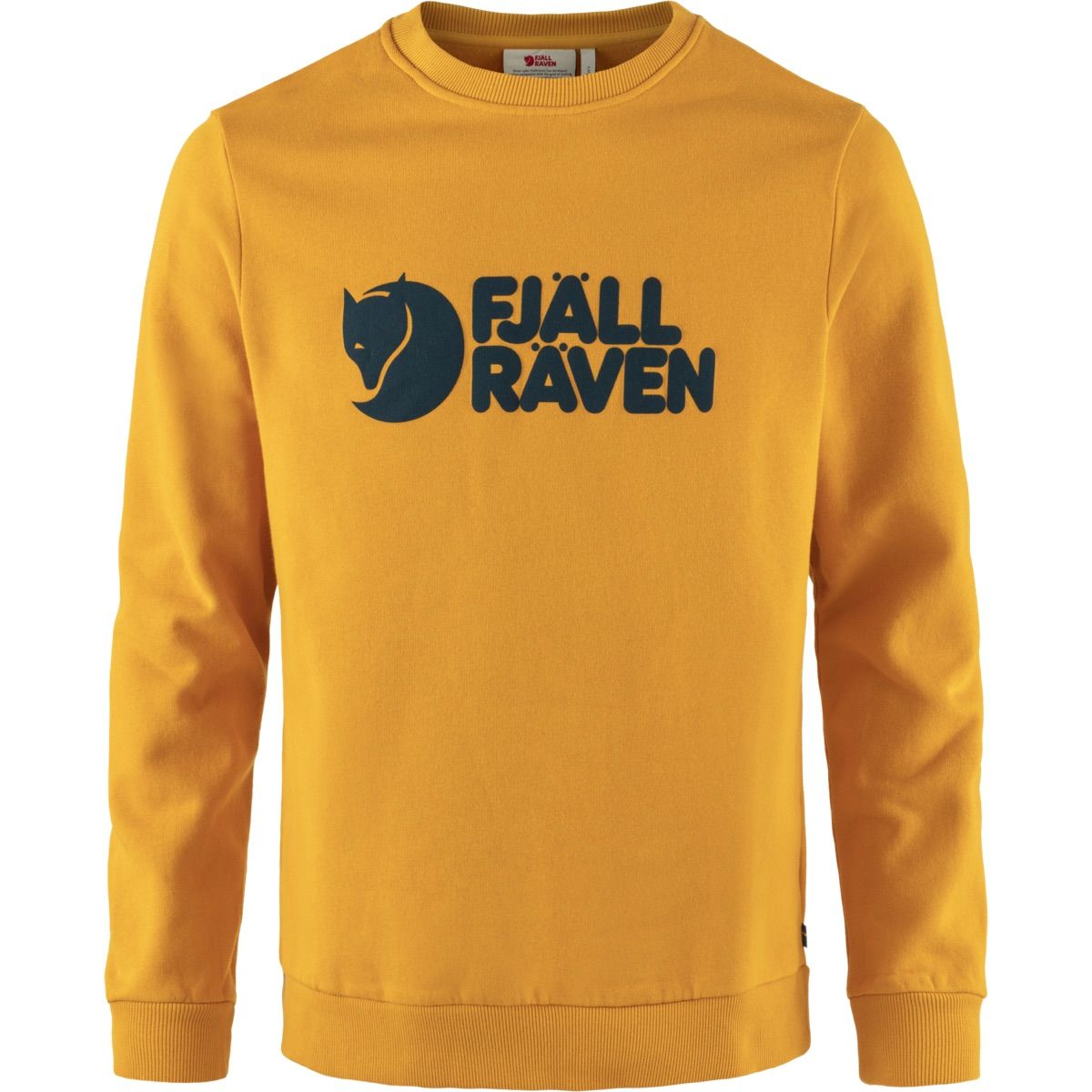 Fjällräven Logo Sweater M Mustard Yellow