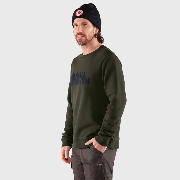 Fjällräven Logo Sweater M Mustard Yellow Fjällräven