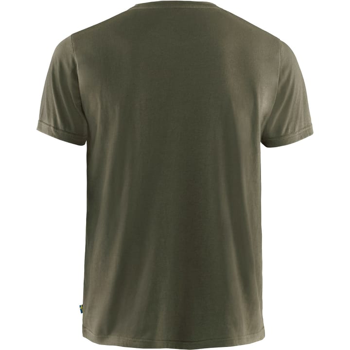 Fjällräven Men's Fjällräven Logo T-shirt Dark Olive Fjällräven